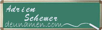 Adrien Schemer Visitenkarte